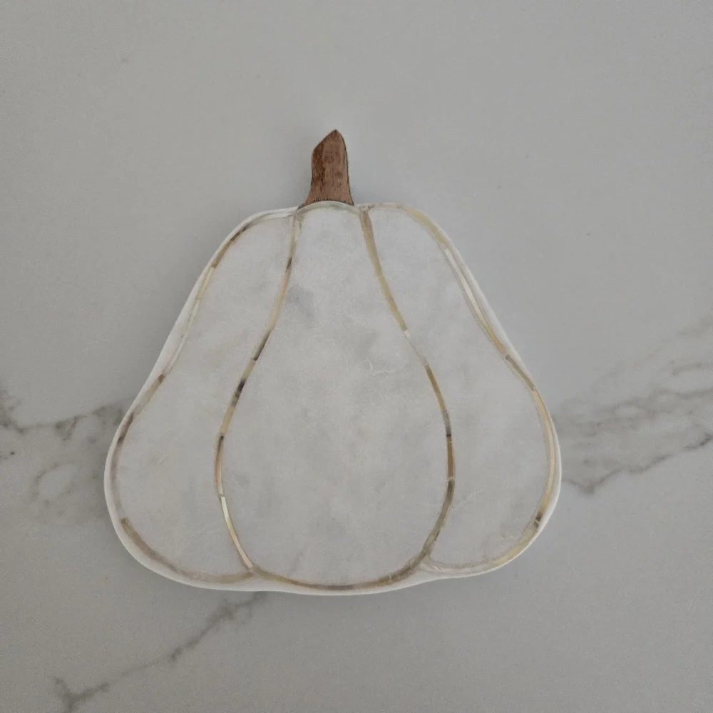 NWT Marble Pumpkin Coaster
